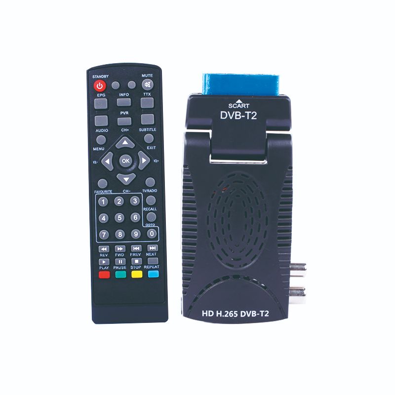 电视机顶盒/地面接收机/DVB白底实物图
