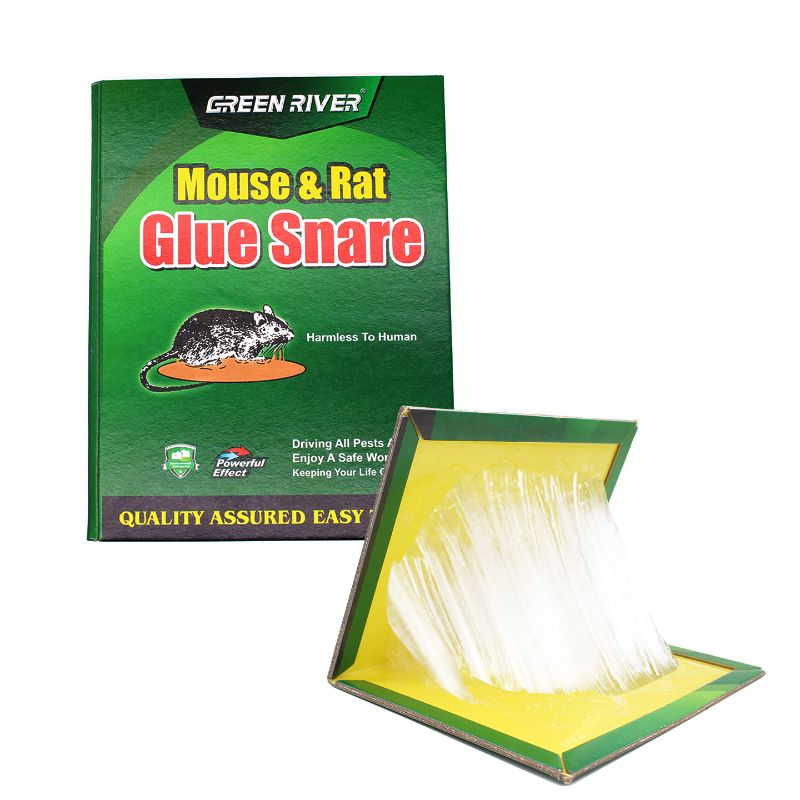 Greenriver rat glue trap 粘鼠板老鼠贴老鼠胶绿色环保粘鼠纸板详情图1