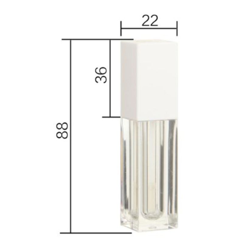 LG-801 empty lipgloss container 