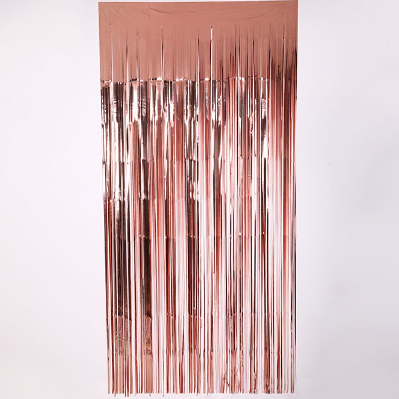 Factory direct sales, wholesale for foreign trade, rain curtain, party decoration, aluminum film balloon decoration background, and festival supplies wholesale details Picture