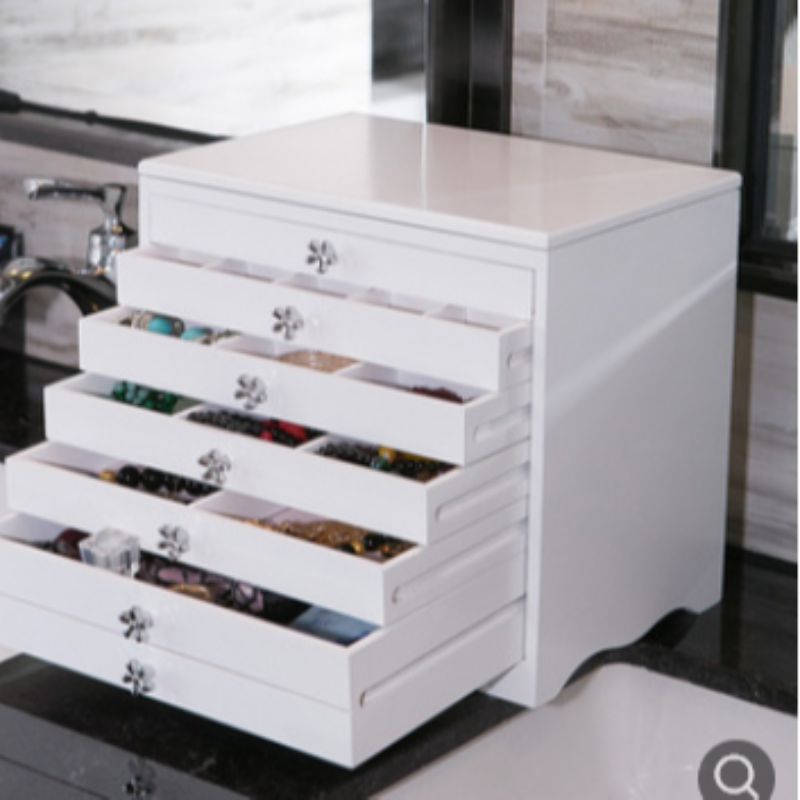 Wooden drawer jewelry box storage box Specification drawing