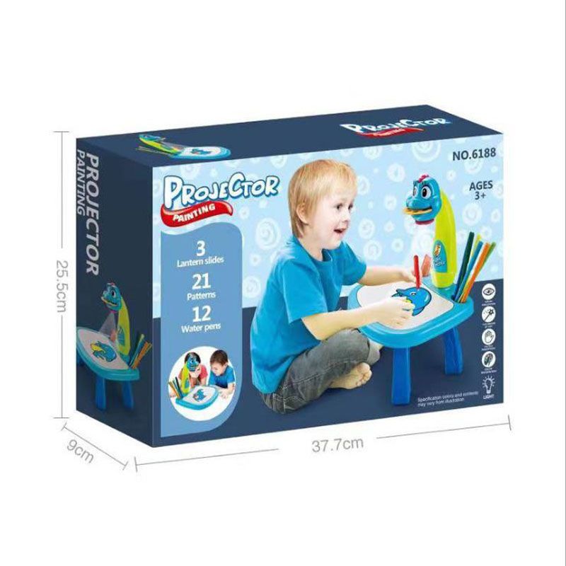 Projection drawing table children's intelligent projection drawing board Drawing machine projector learning puzzle early education multi-functional drawing board Application Scenario