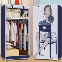 Single hanging wardrobe Dustproof storage wardrobe