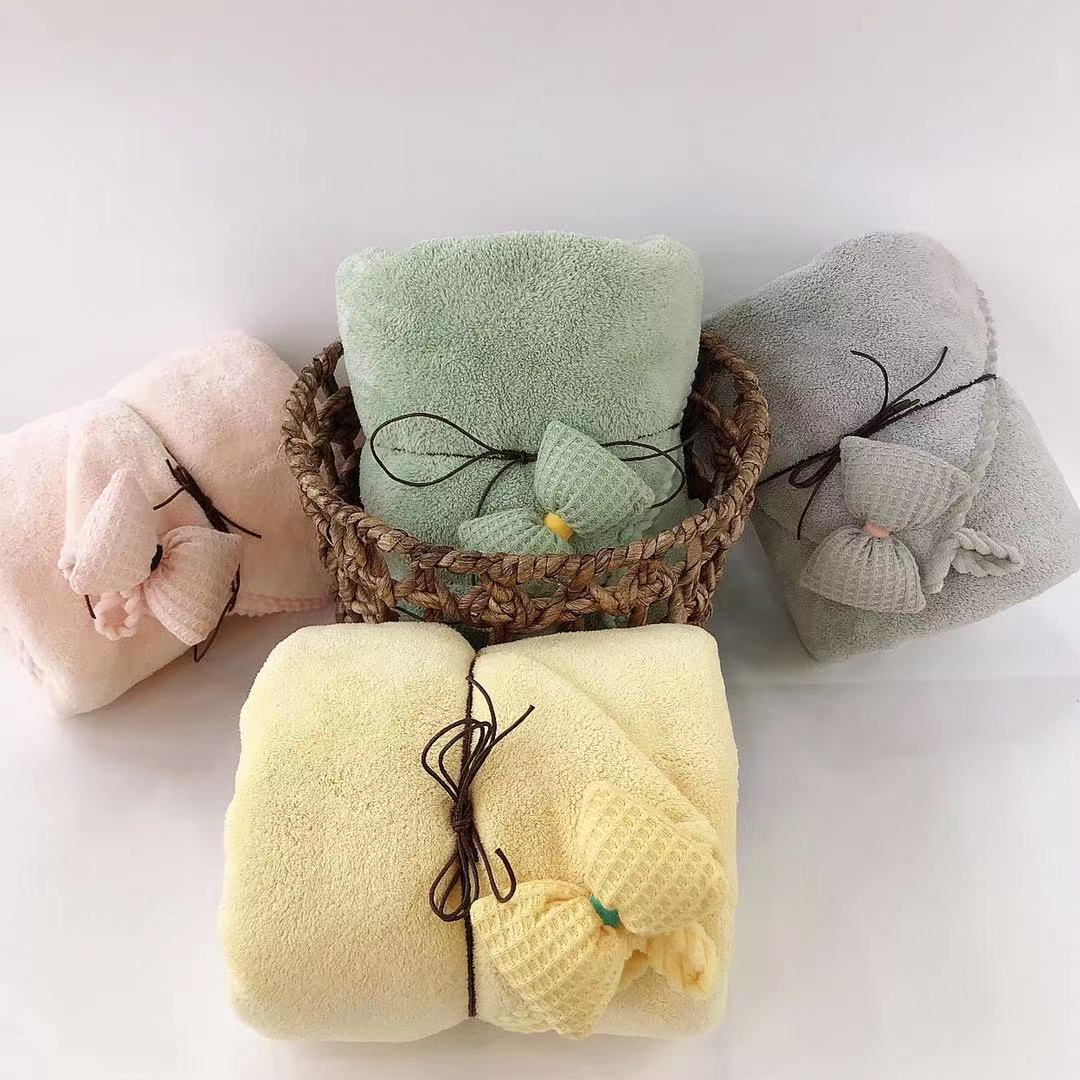 Yiwu Good Goods Early Morning Youjia Fashion Original Brand Life Store Cream Series Super Soft Absorbent household face wash and Bath towels