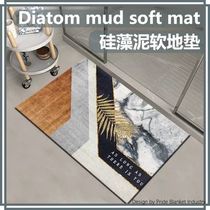 Diatom Mud mat water Absorbent rug Bathroom Entrance Non-slip rubber carpet