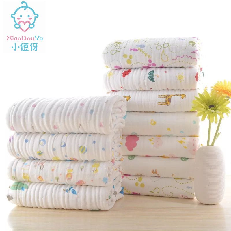 上海婷龙家纺高密度高品质婴幼儿泡泡纱浴巾童被110*110