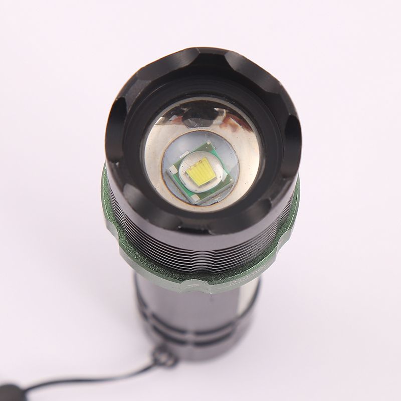 Household cob flashlight, outdoor camping powerful flashlight, aluminum alloy zoom flashlight, long-range gift flashlight pic 7