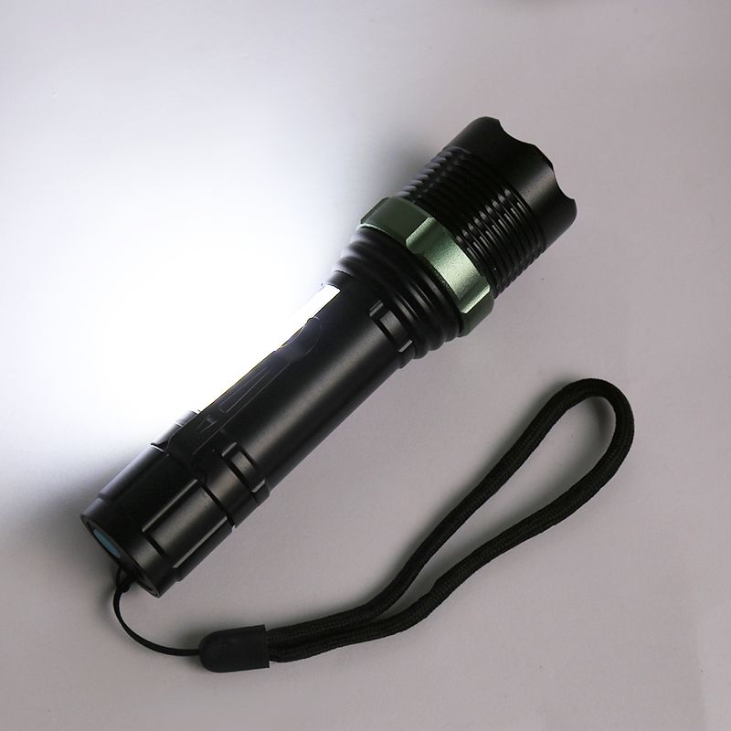 Household cob flashlight, outdoor camping powerful flashlight, aluminum alloy zoom flashlight, long-range gift flashlight pic 6