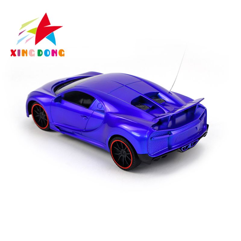 Children's remote control car, two-way remote control car, transparent yellow/blue mixed toy remote control racing car Application Scenario
