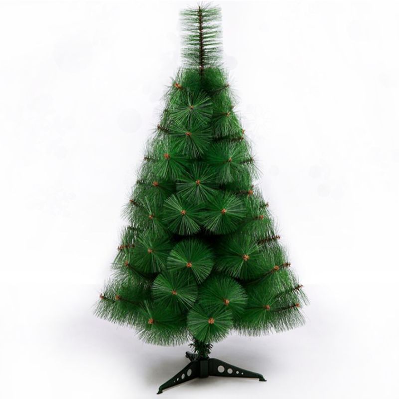 【外贸热销】2.1M 仿真绿色单色松针圣诞树圣诞节装饰酒店商场布置装饰详情图3