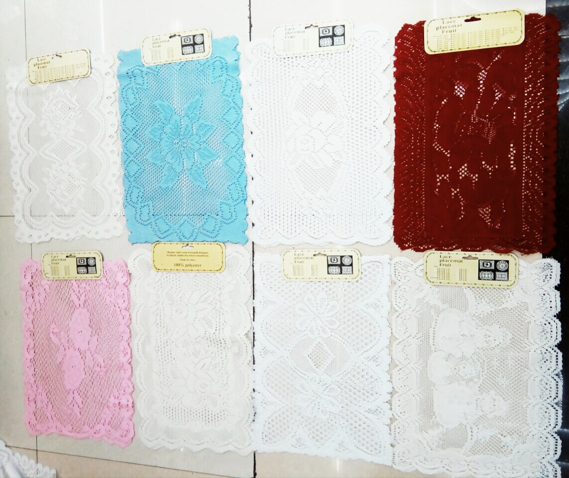 Warp Knitted Placemat, Lace Placemat Specification drawing