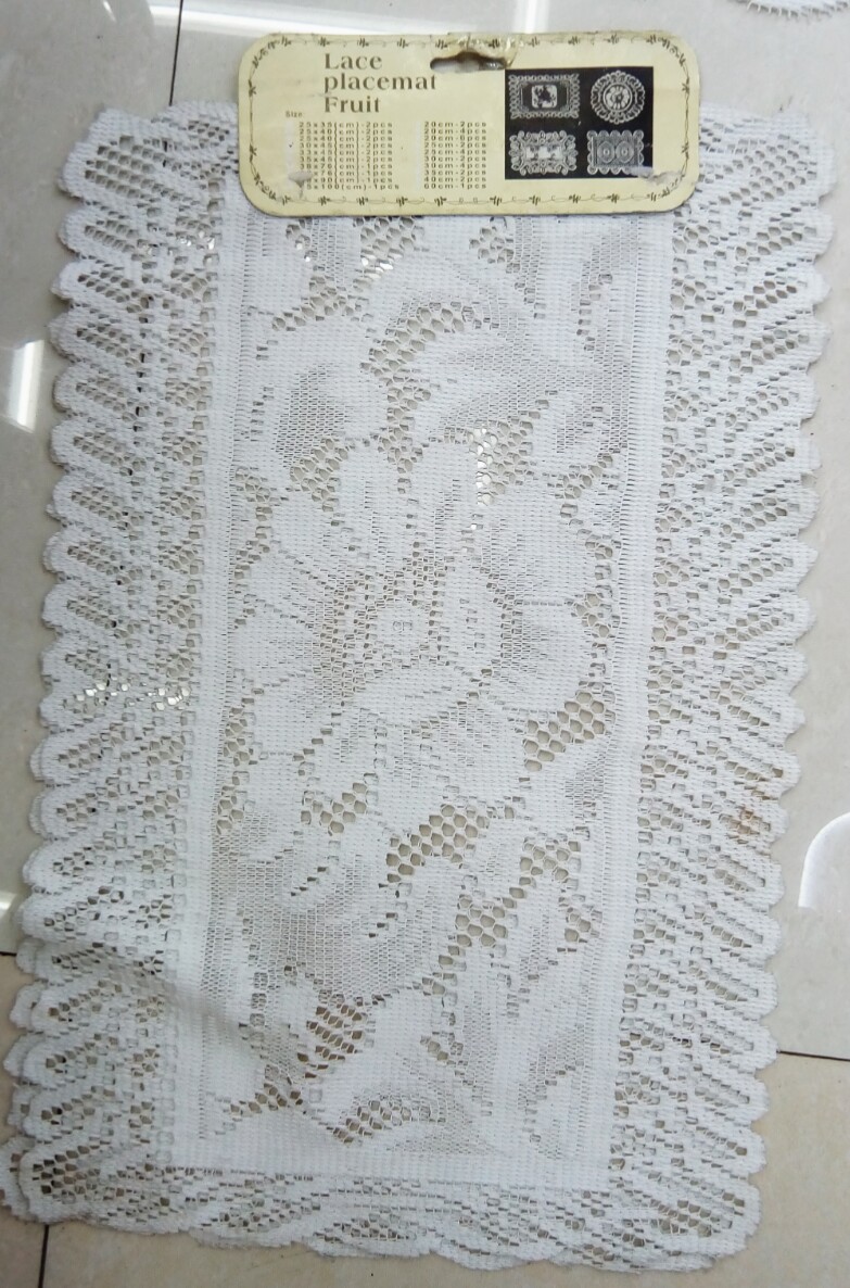 Warp Knitted Placemat, Lace Placemat details Picture