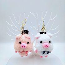 Creative cute fragrance plush pig keychain Piglet keychain pendant wholesale car accessories gift