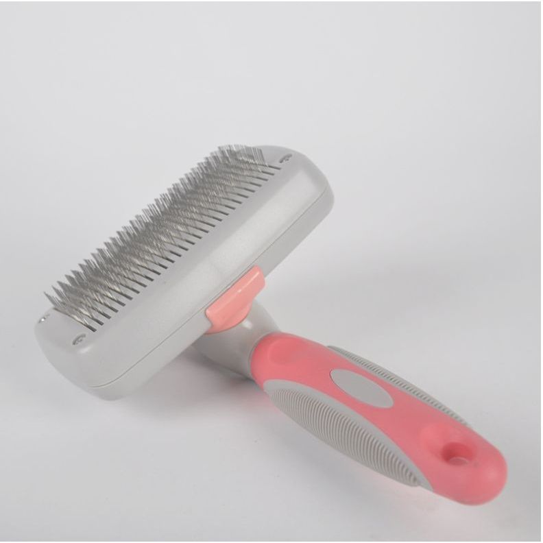 Pet products pet needle comb cleaning comb massage needle comb automatic hair removal comb easy to care thumbnail