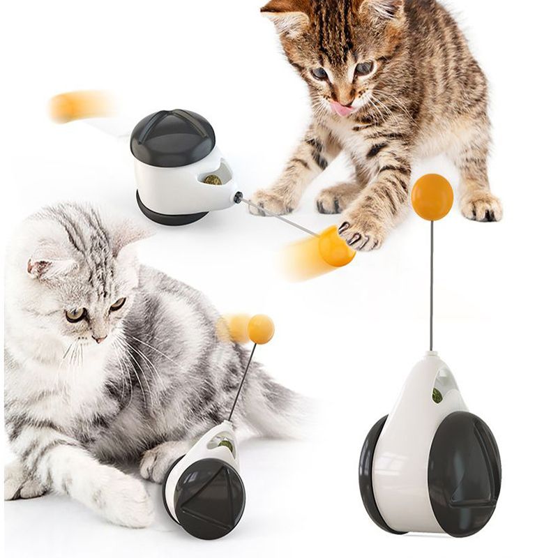 New arrival pet products balance Swing car Cat toy Tickle stick Cat toy play wheel