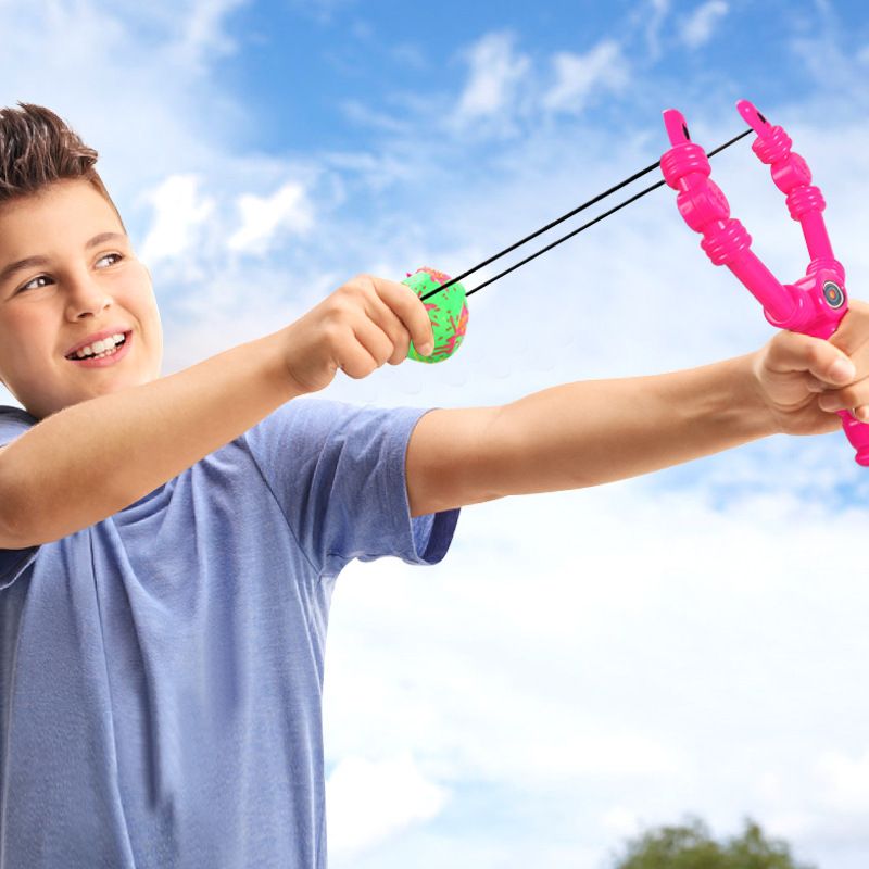 Children nostalgic spring slingshot toys parent-child outdoor bamboo shooting game creative wholesale hot selling strange Specification drawing