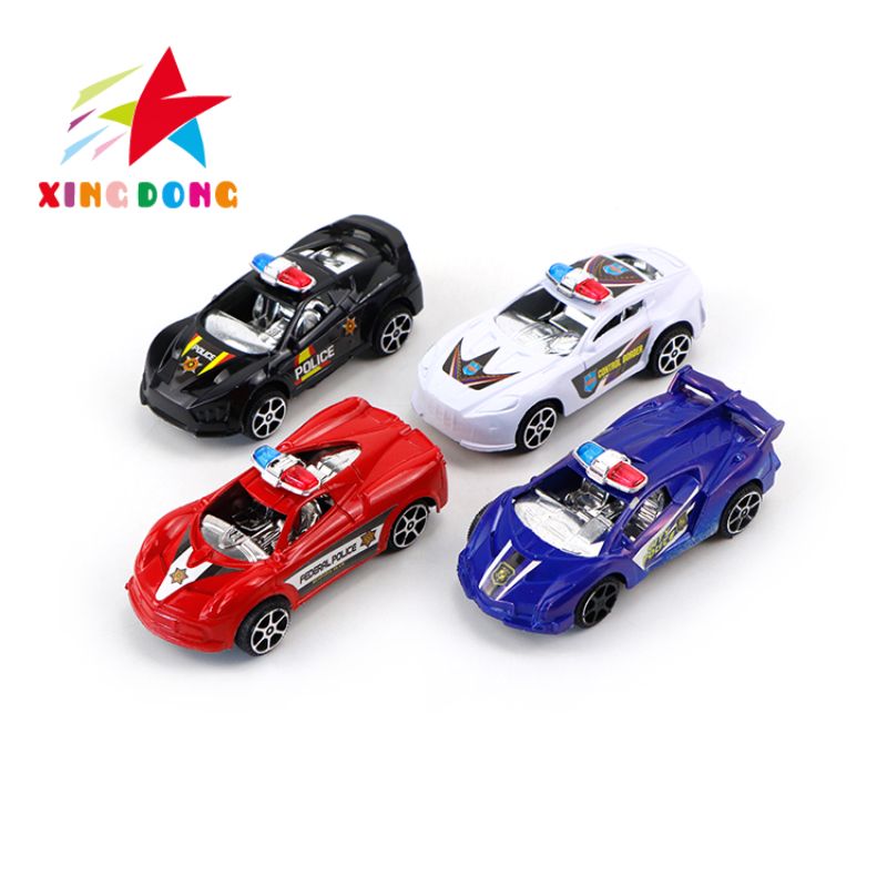 Children's toys, Huili cars, police cars, four-color OPP bags