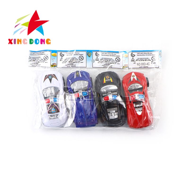 Juguetes para niños huong force car police car cuatro colores OPP bag Item Picture