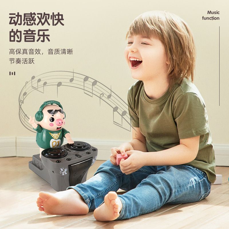 发声玩具/DJ小猪/儿童乐器产品图