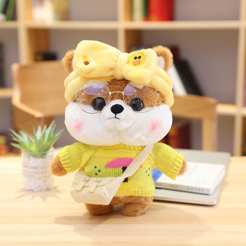 ins new creative Shiba Inu dog doll cute plush toy girl heart doll claw machine doll Item Picture