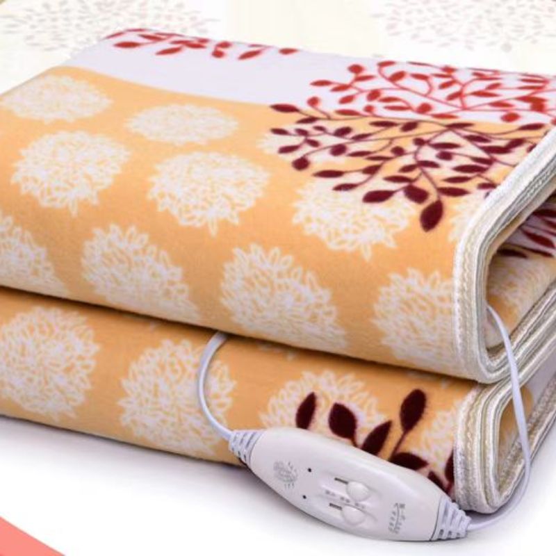 Electric blanket single and double person optional single and double temperature control color mix thumbnail