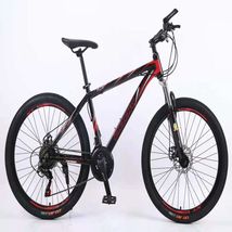 自行车26寸21速高碳钢车架车条轮男女骑行自行车