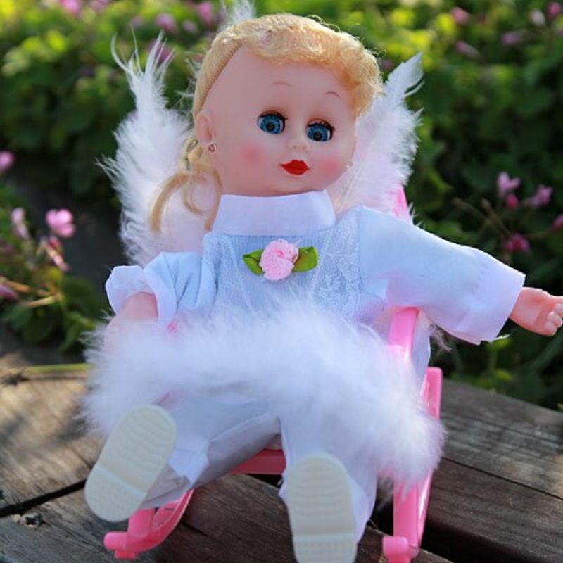 厂家直销儿童生日礼物玩具 电动音乐摇椅娃娃 女孩玩具 详情4