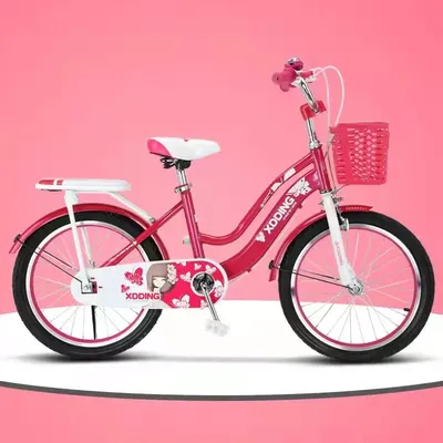 Children's bicycle 12/14/16/20 inch new style flashing wheel with basket thumbnail