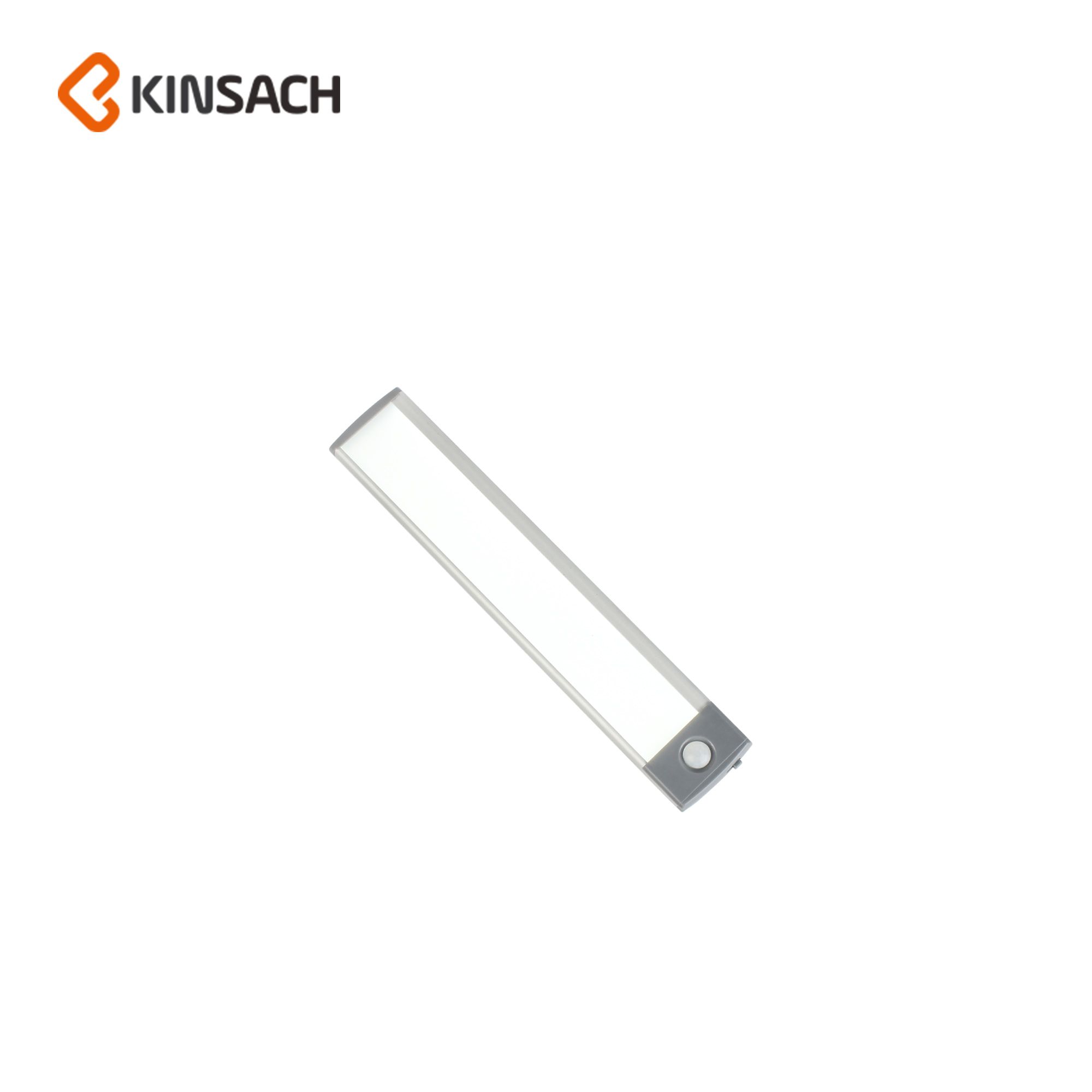 超薄LED感应灯 人体感应LED橱柜衣柜灯 LED充电感应柜灯 简易安装