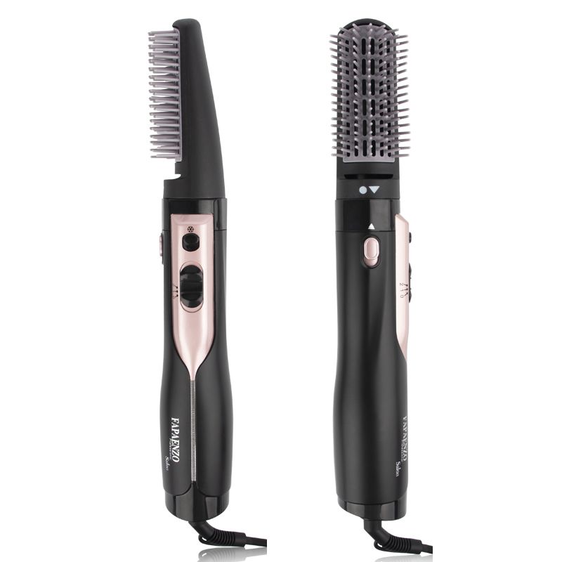 Salon Hair Equipment 2 in 1 Multifunctional Electric Hair Straightener Brush Styler Detachable Hair Dryer Comb Hot Air Brush thumbnail