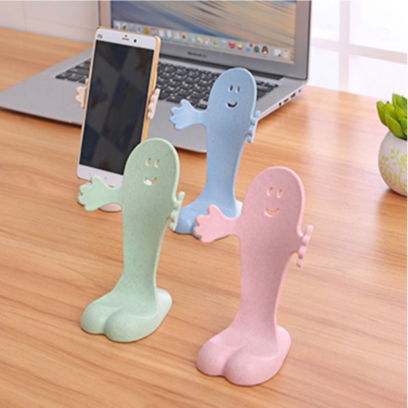 Cute hug smiley face mobile phone holder foreign trade