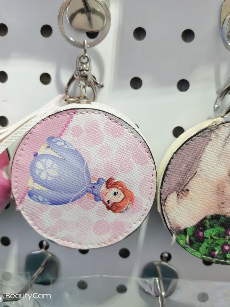 Children's cartoon wallet pendant key chain