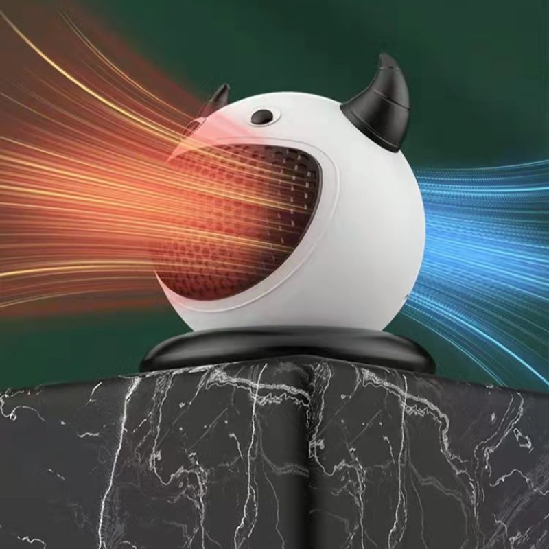 Cartoon warm air blower