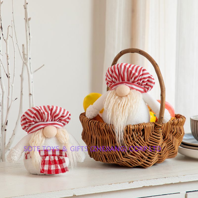 厂家直销2022年新款厨师地精   圣诞装饰品