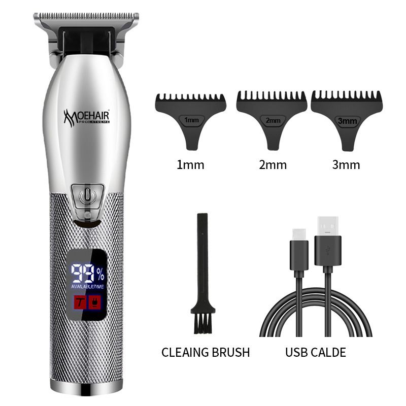 In Stock New Design Electric Cordless Men Grooming Hair Trimmer LCD Display Professional Hair Clipper Application Scenario