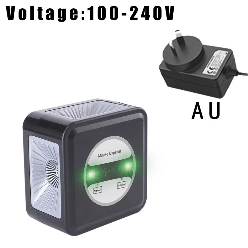 AU澳插澳大利亚插头超声波驱鼠器家用电子猫夹抓赶捉老鼠克星灭鼠捕鼠神器