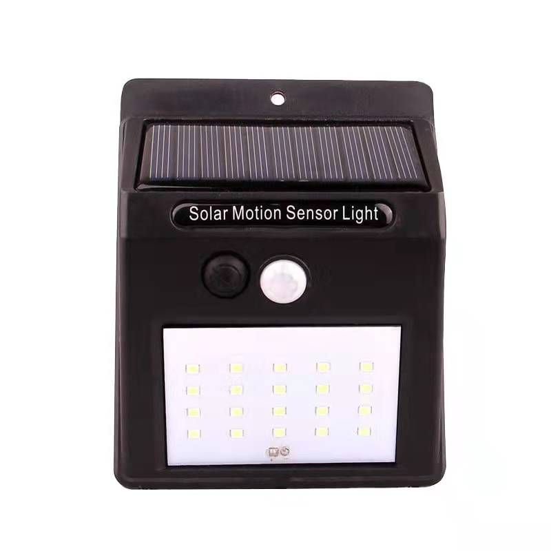 New solar lamp outdoor garden and courtyard lamp 20led human body sensor light control waterproof solar wall lamp Application Scenario