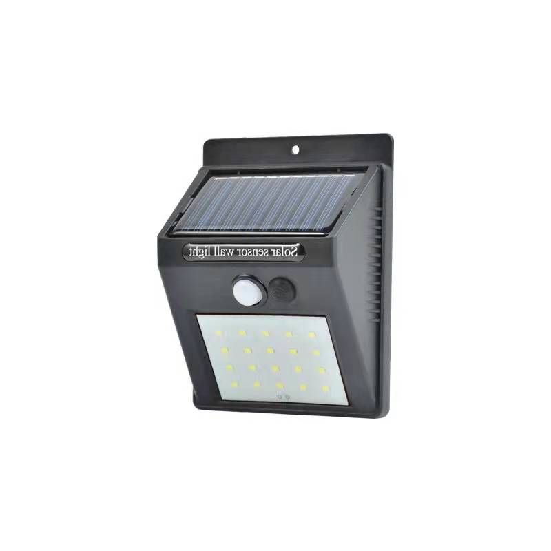New solar lamp outdoor garden and courtyard lamp 20led human body sensor light control waterproof solar wall lamp