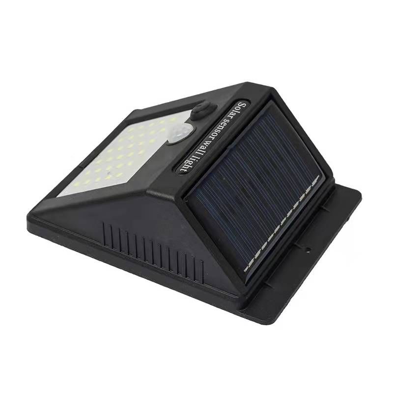 Solar lamps, outdoor garden and courtyard lamps, household human body sensor lamps, new rural street lamps, waterproof wall lamps, 30 leds details Picture
