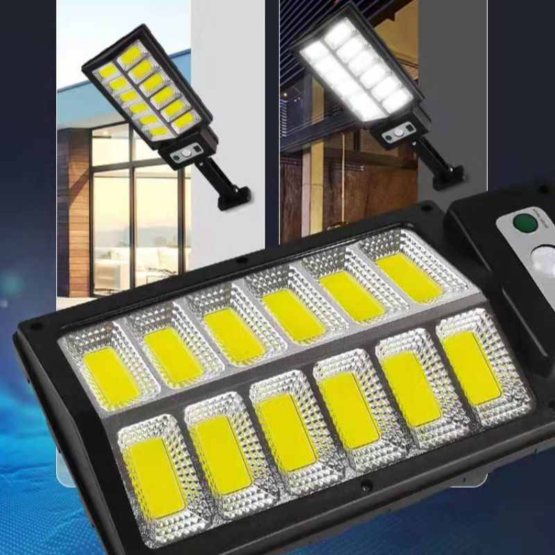 Solar-powered outdoor garden lamps, ultra-bright human body sensor remote control household indoor and outdoor lighting, rainproof led street lamps pic 4