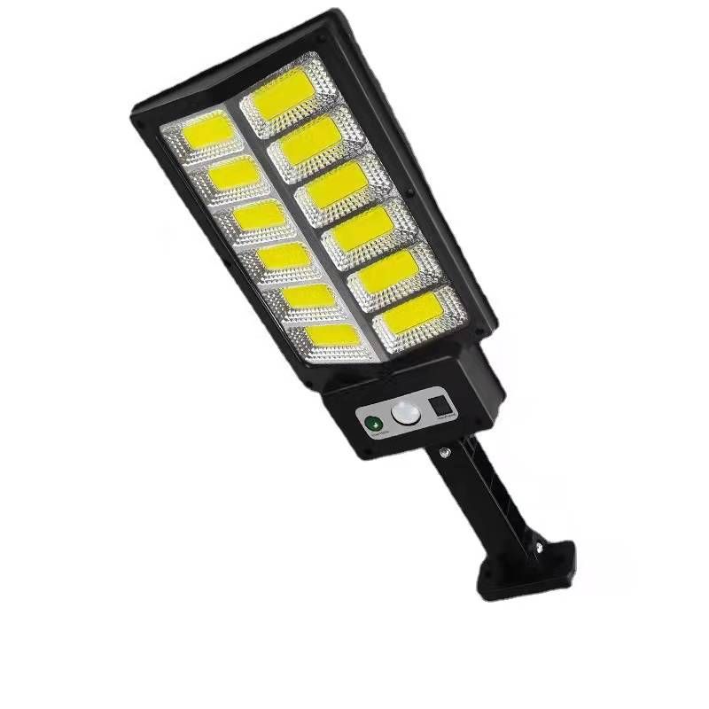 Solar-powered outdoor garden lamps, ultra-bright human body sensor remote control household indoor and outdoor lighting, rainproof led street lamps