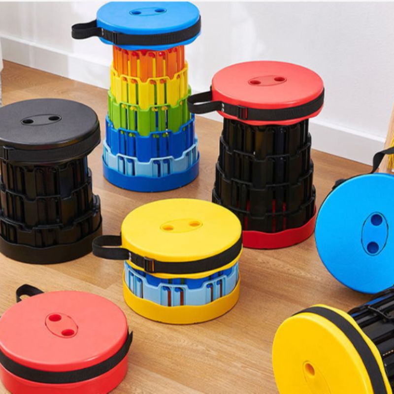 户外旅行彩虹折叠凳子外贸专供产品图