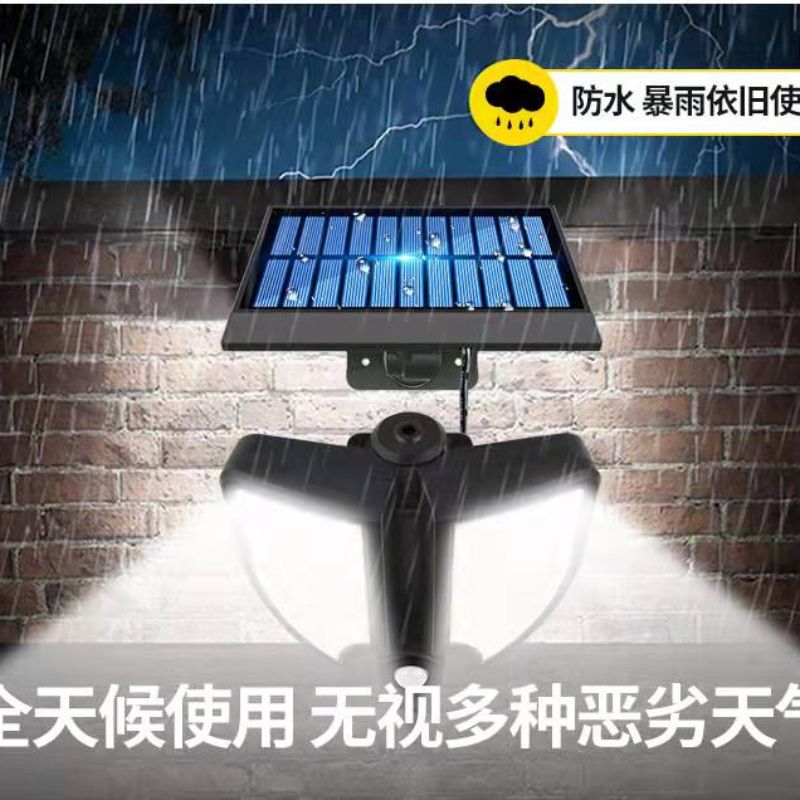 Outdoor solar 90LED split-type sensor wall lamp, small street lamp for courtyard, home, corridor and road lighting pic 13