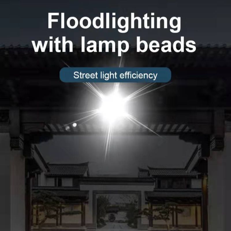 Solar-powered blue sensor street lamp, integrated garden lamp, remote-controlled outdoor street stall, new rural orange lighting lamp pic 5
