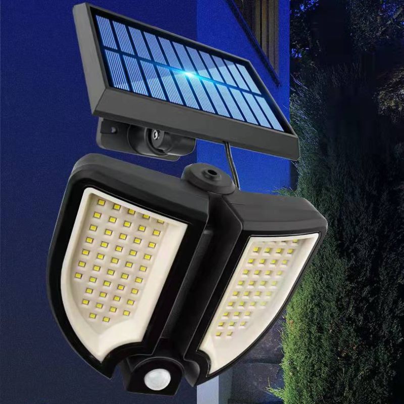 Outdoor solar 90LED split-type sensor wall lamp, small street lamp for courtyard, home, corridor and road lighting pic 5