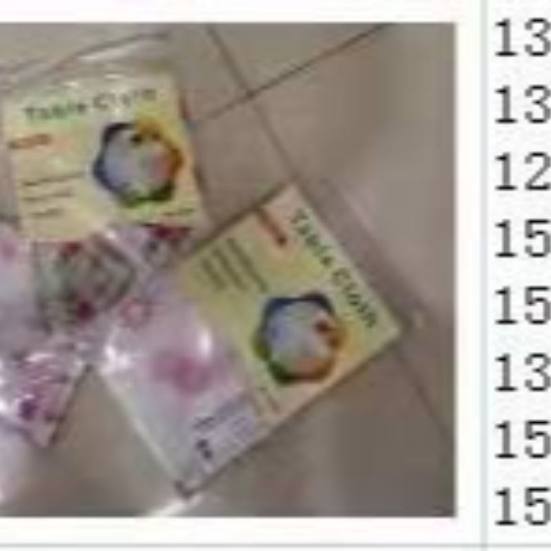 Hot-selling PEVA waterproof, no-wash round and rectangular tables, plant and flower tablecloths, disposable tablecloths for lazy people Item Picture