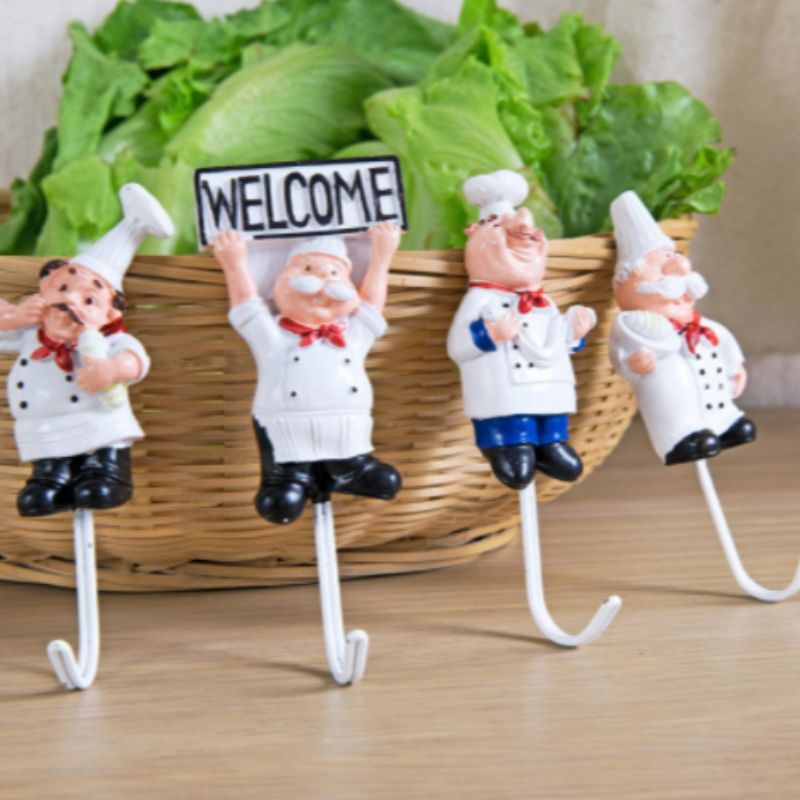 树脂不锈钢挂钩外贸专供白底实物图