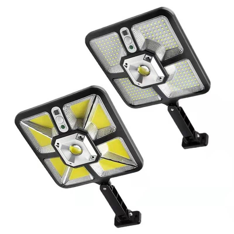 The new high-brightness solar street lamp, outdoor LED human-sensing wall lamp and remote-controlled courtyard fence lamp can be used