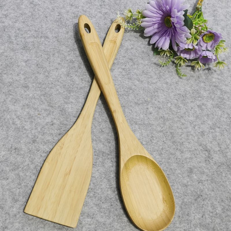捷豪竹制不粘锅专用无漆竹锅铲长柄厨具家用炒菜竹木锅铲套装