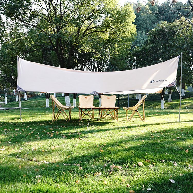 Outdoor camping hexagonal canopy folding multifunctional portable waterproof multi-person awning